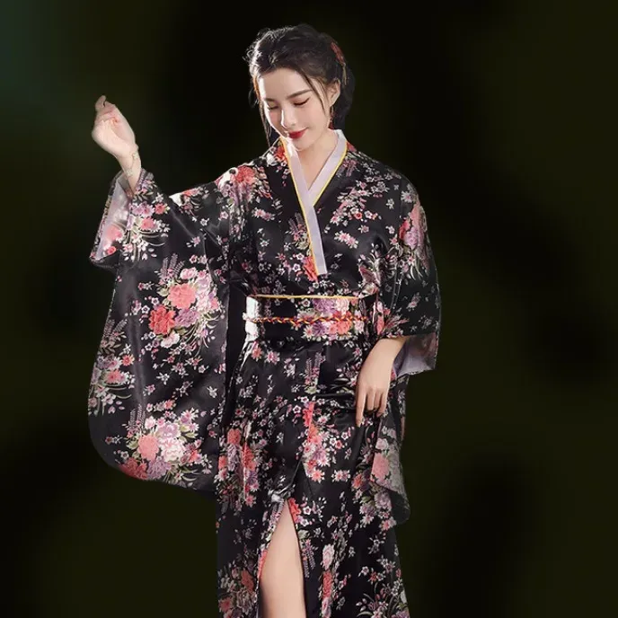 Woman in a kimono