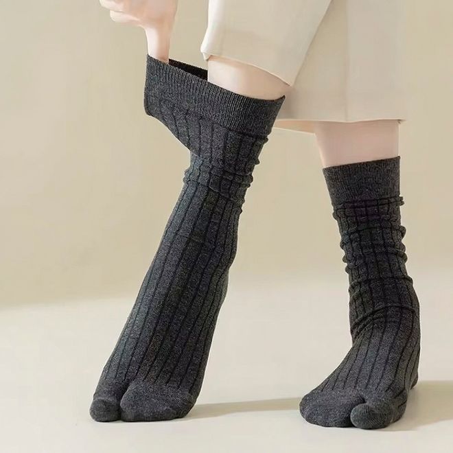 tabi socks, cotton socks, winter socks, split toe socks