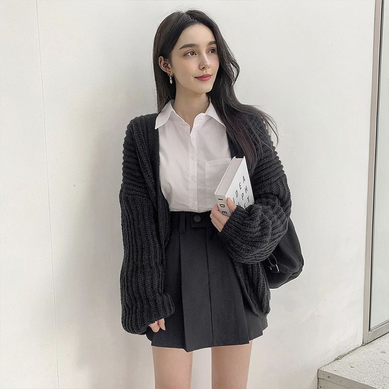 main_Women’s Knitted Loose-Fit Cardigan