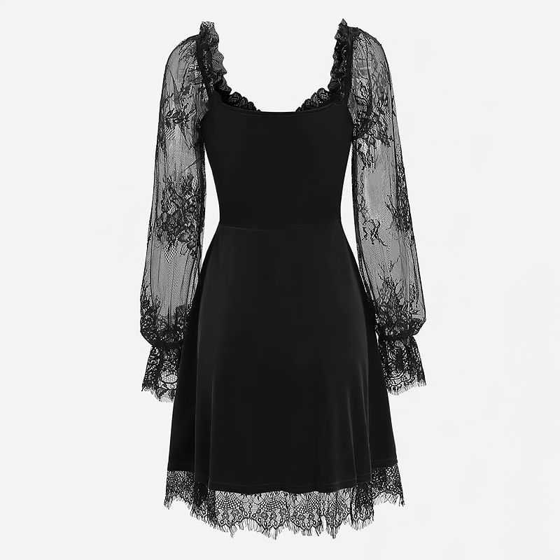 gothic dress, lace dress
