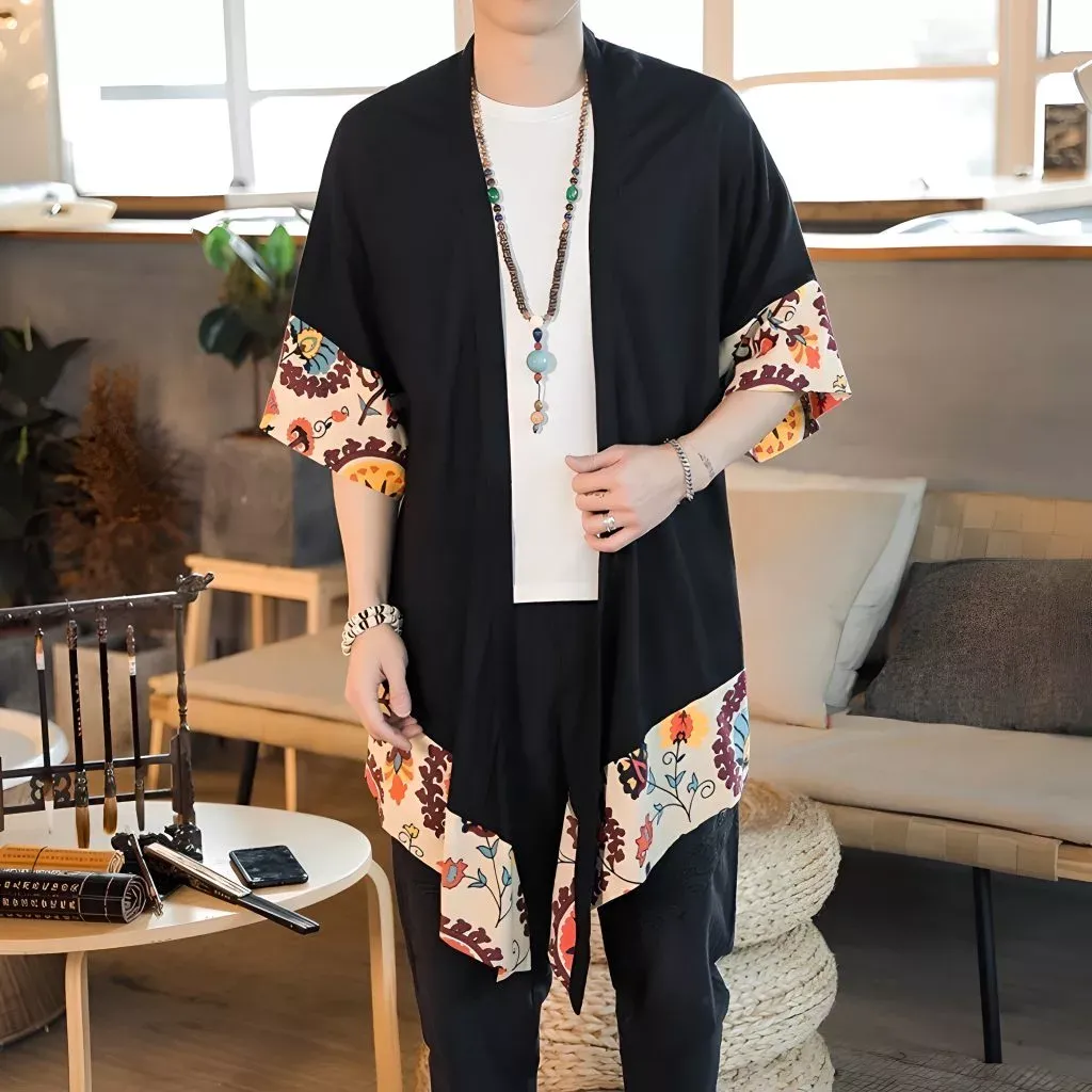 Main-Mens-Kimono-Cardigan-Long-Haori-_-Blossom-KIMONOMO-2-1024&#215;1024